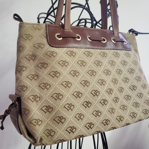 Dooney & Bourke- Vintage Monogram Shoulder Bag with Custom Dr Pepper Patchwork - Picture 6 of 7